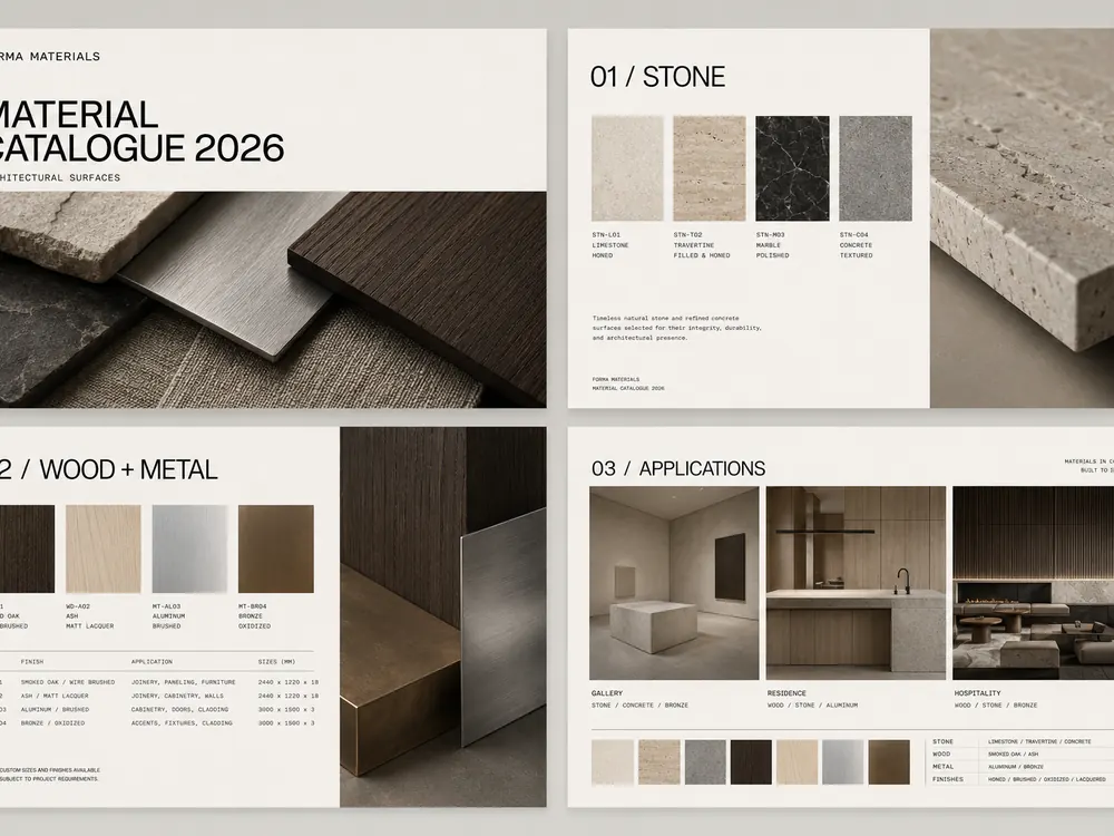 FORMA · Material Catalogue