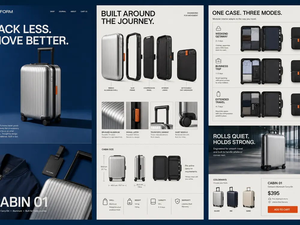 VIA FORM · Carry-On · Detail Page